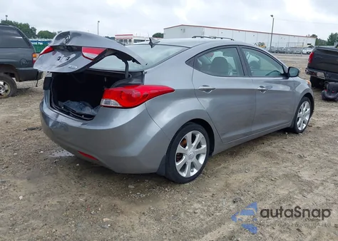 2012 Hyundai Elantra Limited (Ulsan Plant) from USA, damaged, VIN KMHDH4AE3CU497162